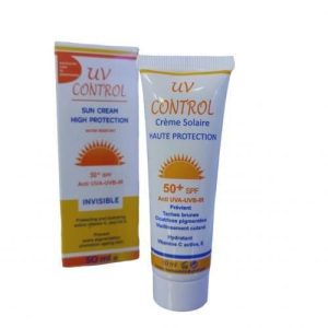 UV CONTROL Crème solaire haute protection Spf 50+ invisible anti UVA-UVB-IR 50ml