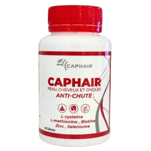 CapHair Fortifiant Anti-Chute Force, Vitalité et Brillance – 60 Gélules
