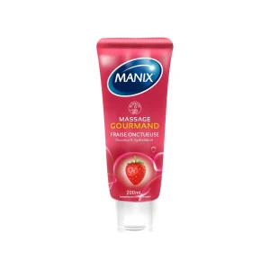 MANIX Massage Gourmand Fraise Onctueuse 200 ml