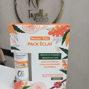 RACINE VITA PACK ECLAT GEL NETTOYANT+SERUM VITAMINE C+CREME ECLAT VITAMINE C