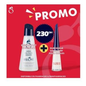 HEROME OFFRE DISSOLVANT SOIGNANT 120ML + DURCISSEUR EXTRA  FORT POUR ONGLES 10ML