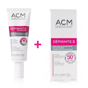ACM DÉPIWHITE ADVANCED CRÈME INTENSIVE ANTI-TACHES 40 ML+CREME SOLAIRE DEPIWHITE S
